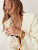 Talis Chains Ridged Tennis Bracelet in Gold