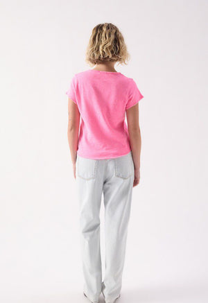 American Vintage Sonoma Short Sleeve in Pink Acid