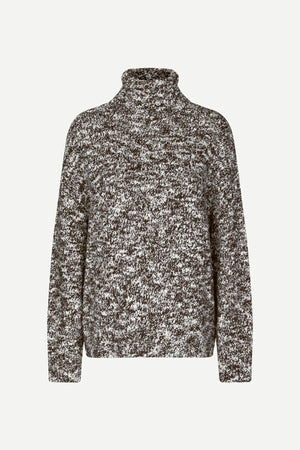 Samsoe Sajuliana Turtleneck in Chocolate
