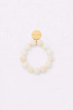 Vanessa Baroni Beads Flex Bracelet in Pearl