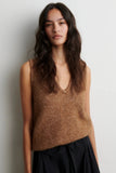Second Female Pollenza Knit Top in Carafe
