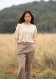 Lilly Pilly Addison Knit Top in Natural