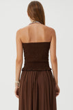 Charlie Joe Taro Top in Chocolate