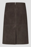 Second Female Zonie Suede Skirt in Demitasse