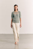 Sita Murt Knit Top in Grey Marl