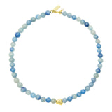 Talis Chains Tokyo Choker Aventurine in Gold