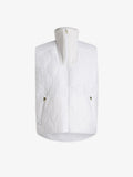 Varley Zarah Quilt Gilet in White