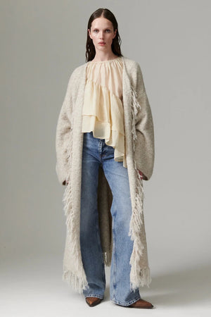 Day Birger Et Mikkelson Elisha Boucle Cardigan in Beige
