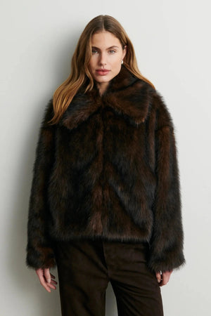 Second Female Plaza Jacket in Demitasse