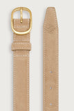 Varley Deena Suede Belt in Sesame