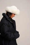 Helen Moore Brim Hat in Ermine