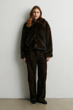 Second Female Plaza Jacket in Demitasse
