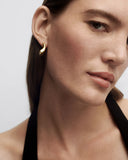 Pdpaola Medium Ibizia Hoops in Gold