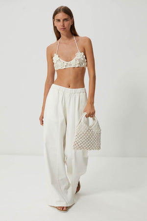 Charlie Joe Lucia Pants in Off White