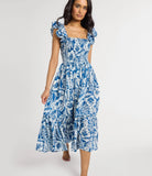 Mille Olympia Dress in Blue