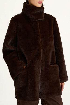 Style In Hilani Coat in Coffee