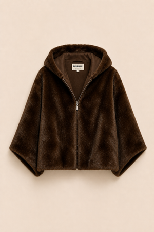 Berenice Gwen Cape in Brown