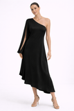 Silk 95 Five Ritz Caftan Dress in Black