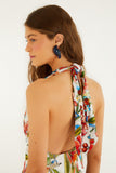 Farm Rio Cocktail Maxi Dress in Off White
