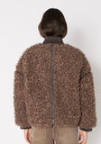 Berenice Gilian Faux Fur Jacket in Mocha