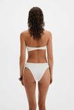 Malina Signature Low Rise Bikini Bottoms in Vanilla
