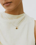 Edblad Pearl Signet Necklace in Gold