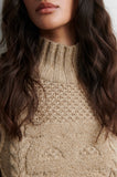 Second Female Janne Turtleneck Knit in Camel