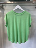 Not Shy Zoe T-Shirt in Acid Green