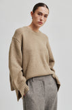 Second Female Cler Knit O-Neck in Oak