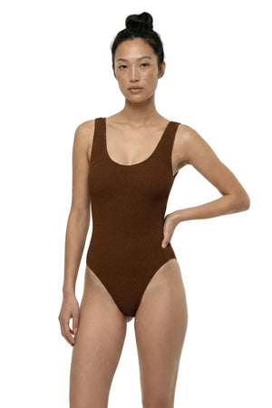 Sorbet Island Riva Swimsuit in Chocolate