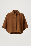 Scarlet Poppies Vontal Cape in Camel