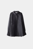 StyleIn Brailee Organza Shirt in Black