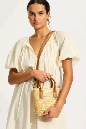 Seafolly Micro Tote Bag in Natural