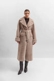 Urbancode Long Coat in Taupe