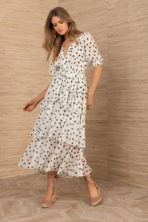 Hale Bob Kiera Dress in Ivory