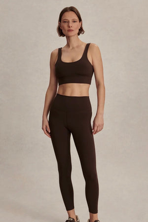 Varley Freesoft High Rise Legging 25” in Coffee Bean