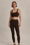 Varley Freesoft High Rise Legging 25” in Coffee Bean