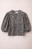 Minus Malli Short Jacket in Animal Print