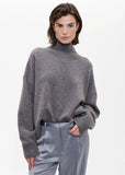 Zenggi Oversized Turtle Neck in Grey