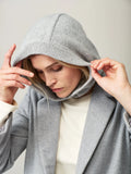 Helen Moore Cashmere Hood in Grey