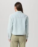 Paige Natalia Shacket in Windward Blue