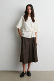 Second Female Arkai Drape Tee in Eggnog