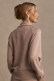 Varley Roxbury Zip Through in Taupe