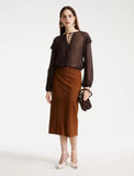 Marella Gela Blouse in Chocolate