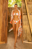 Alexander Miro Chloe Tulip Maxi in Orange