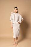 Roisin Linnane Olive Dress in Oyster