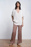 Silk 95 Five Amalfi Pants in Brown