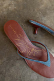 Never Fully Dressed Denim Sandal Mule in Denim