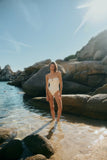 Malina Signature Bandeau Swimsuit in Vanilla