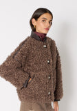 Berenice Gilian Faux Fur Jacket in Mocha